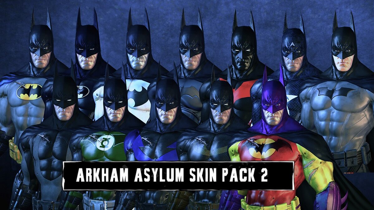 Batman: Arkham Asylum — Набор различной брони часть 2