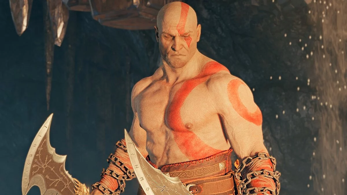 God of War — Кратос без усов и бороды