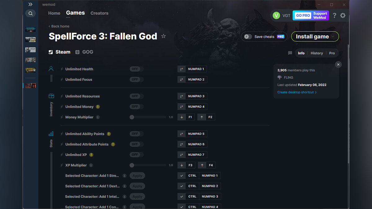 SpellForce 3: Fallen God — Трейнер (+15) от 06.02.2022 [WeMod]