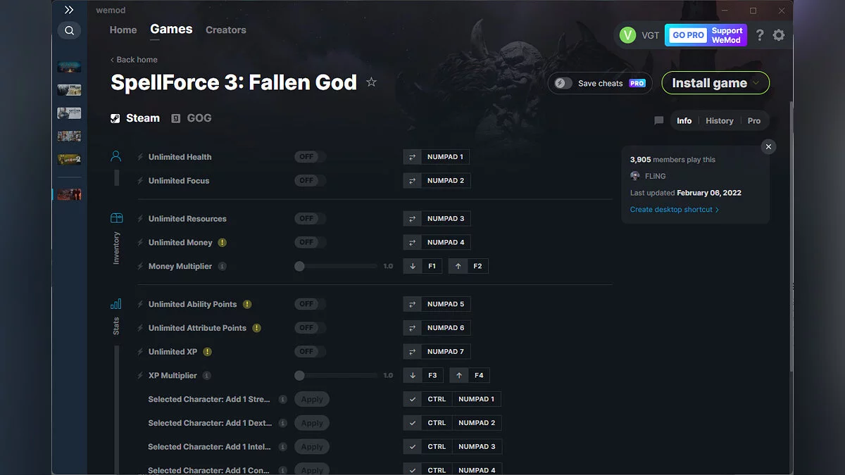 SpellForce 3: Fallen God — Трейнер (+15) от 06.02.2022 [WeMod]