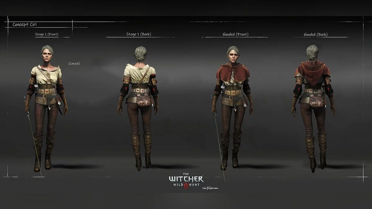 The Witcher 3: Wild Hunt - Complete Edition — Концепты Цири