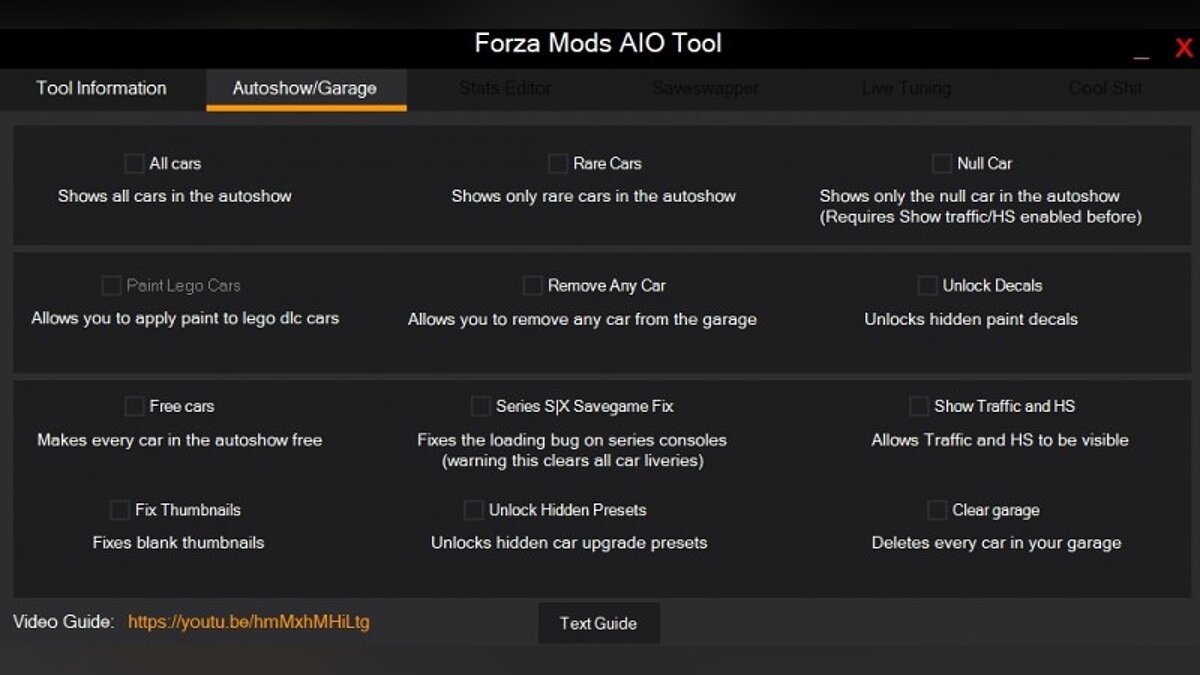 Forza Horizon 5 — Forza Mods AIO Tools [0.0.0.31]