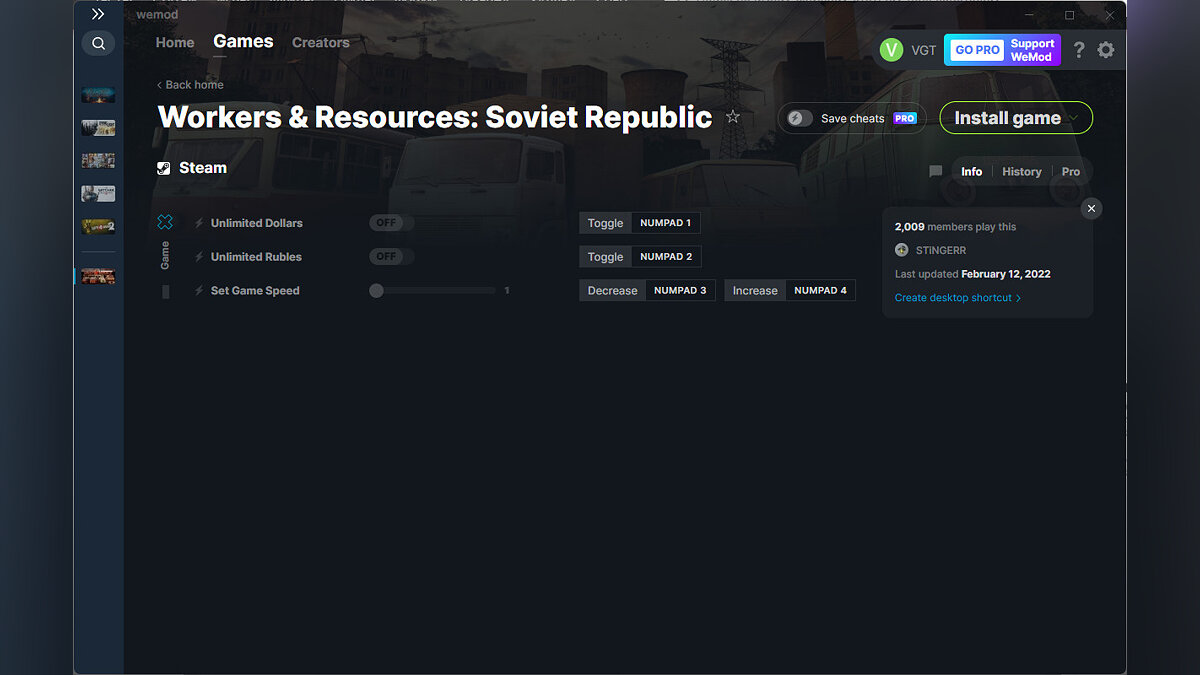 Workers and Resources: Soviet Republic — Трейнер (+3) от 12.02.2022 [WeMod]