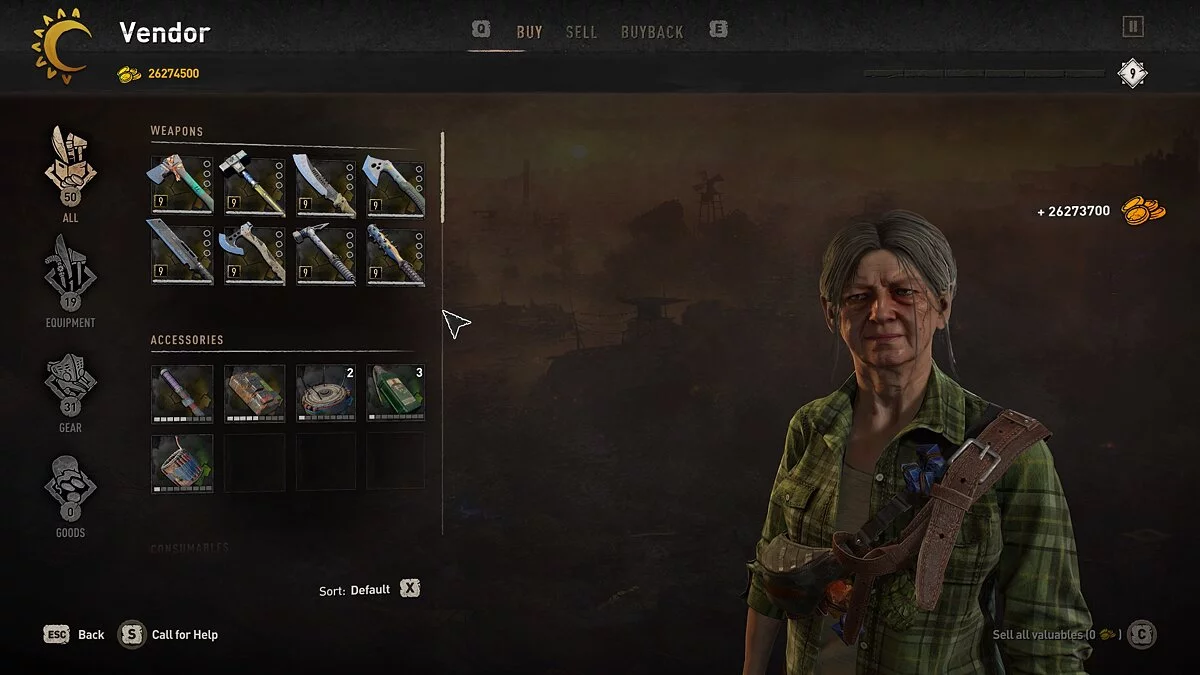 Dying Light 2 Stay Human — Легендарное оружие и экипировка в магазинах