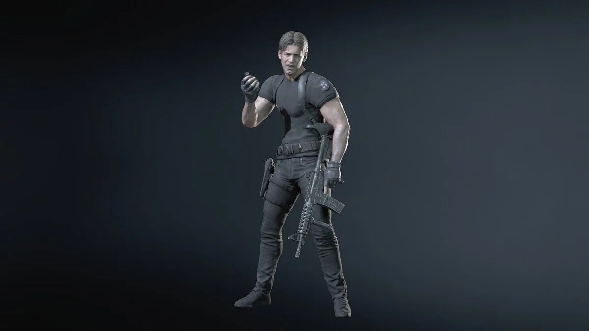 Resident Evil 3 — Карлос в футболке и джинсах