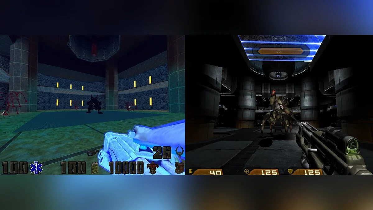 Quake 2 — Quake 4 в Quake 2