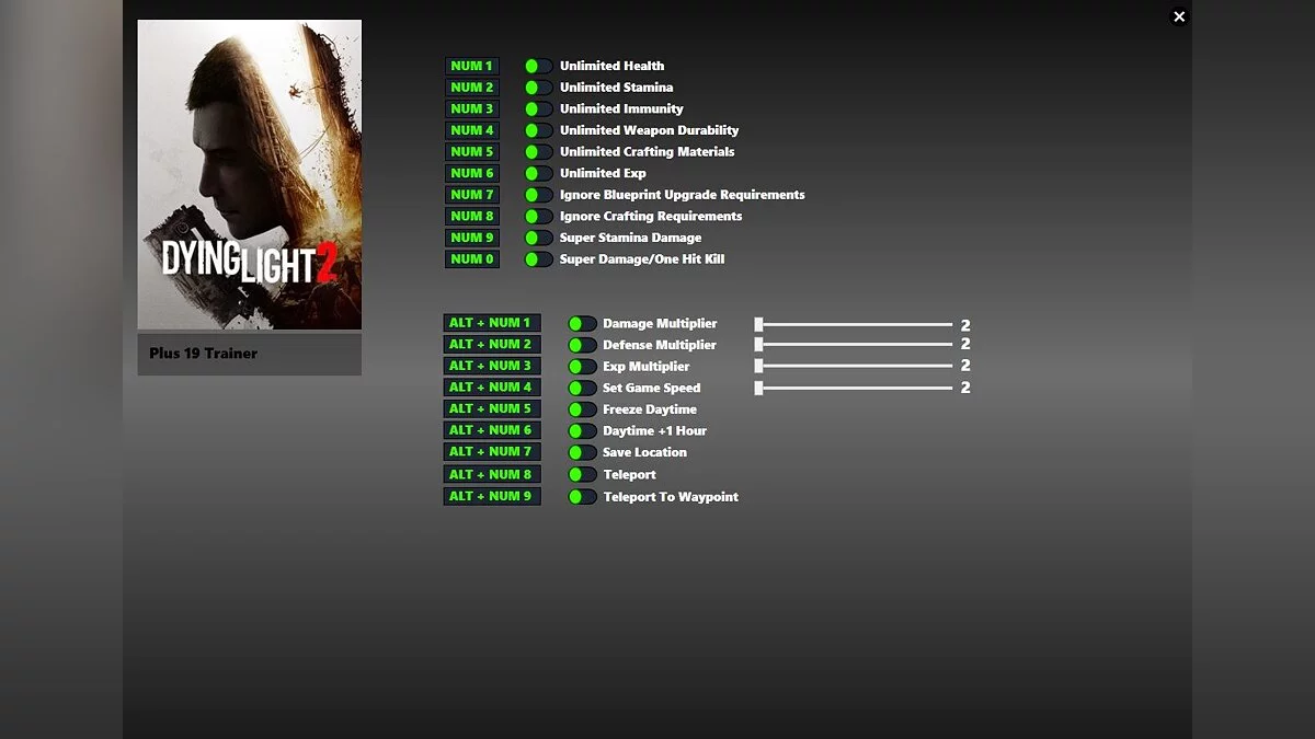 Dying Light 2 Stay Human — Трейнер (+19) от 19.02.22