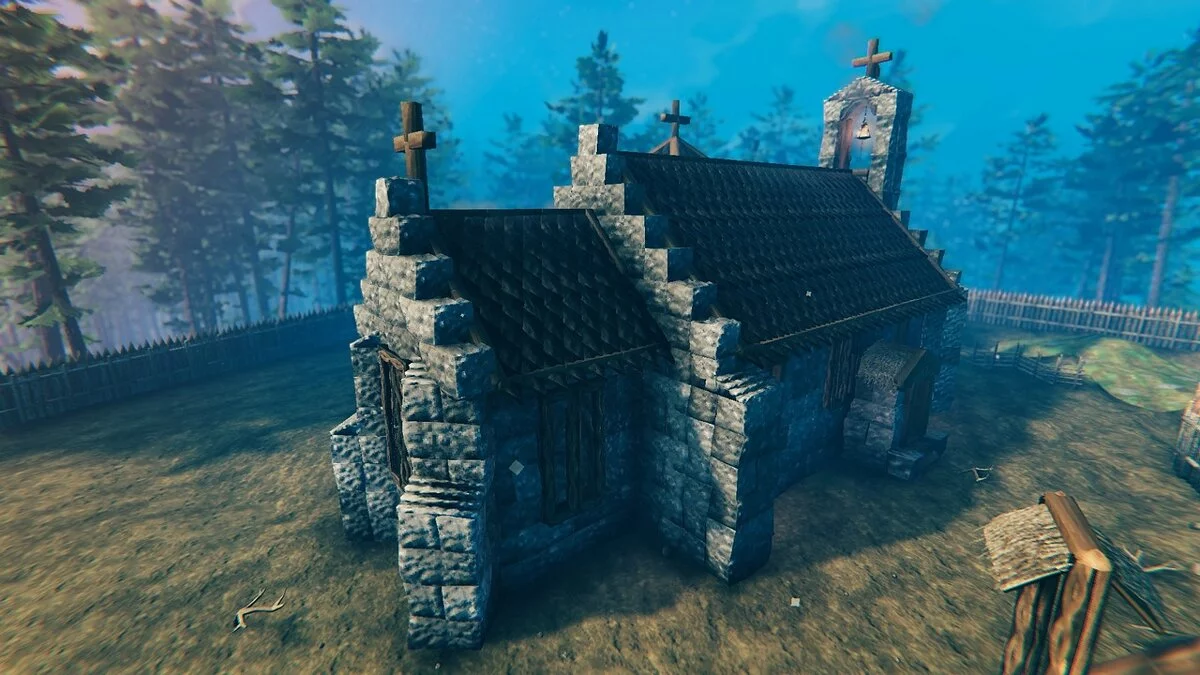 Valheim — Средневековая церковь