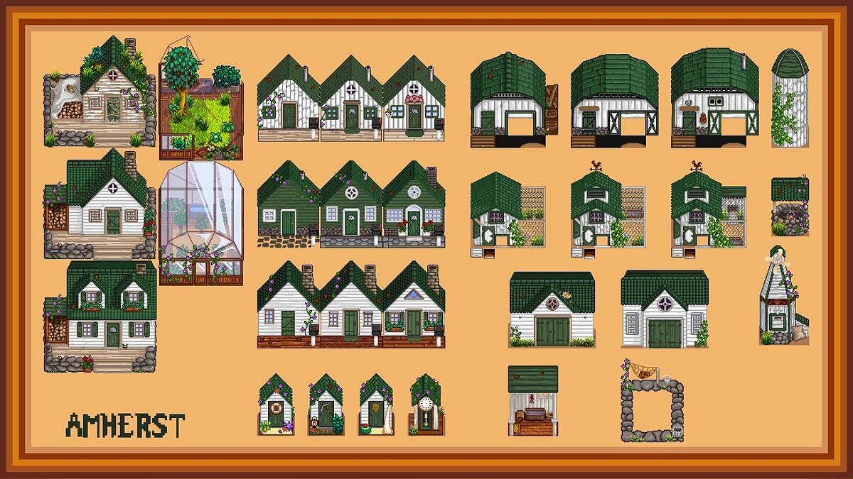 Stardew Valley — Hudson Valley Buildings - Complete Pack — Новые постройки  / Дома / Моды и скины