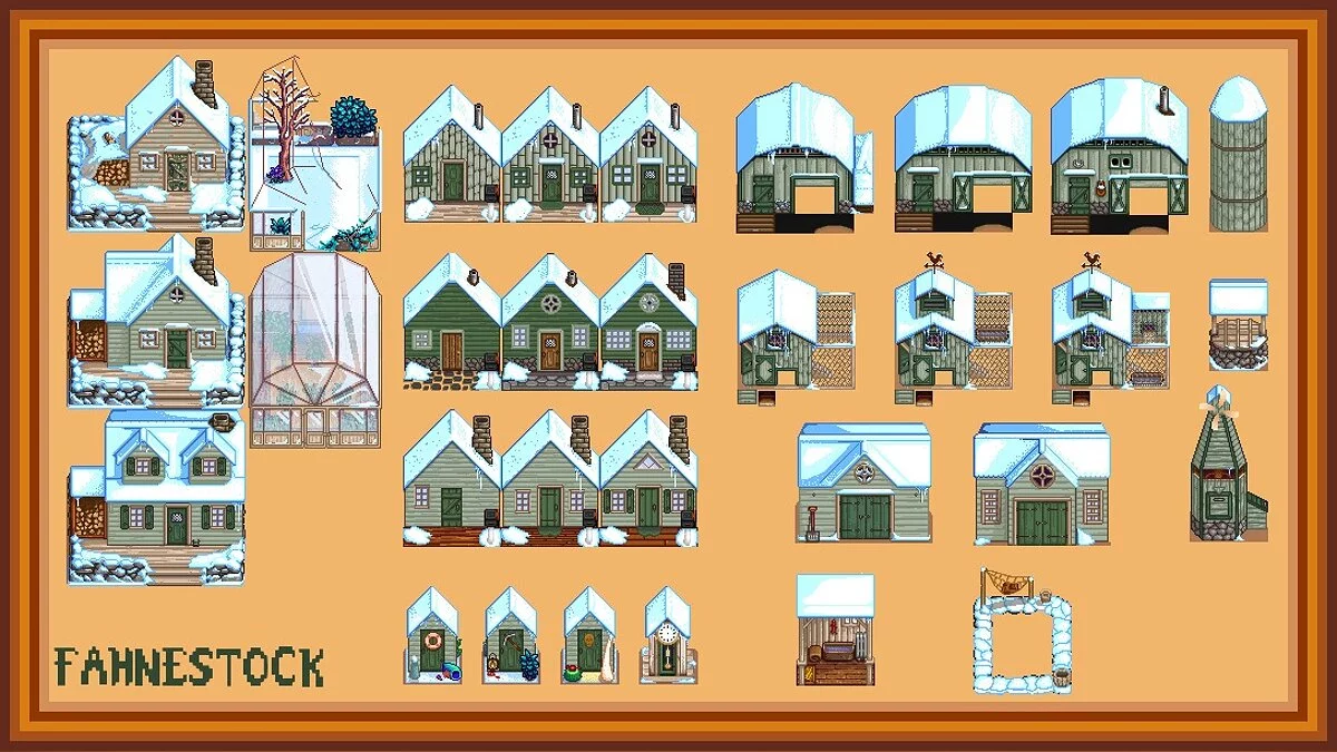 Stardew Valley — Hudson Valley Buildings - Complete Pack — Новые постройки