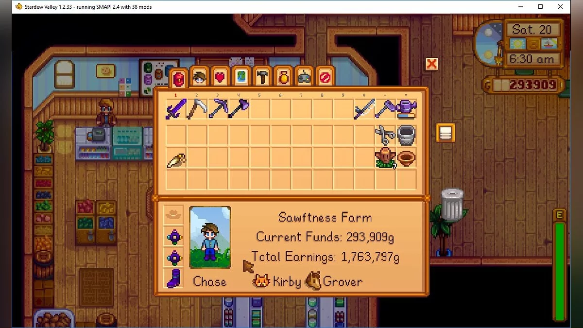 Stardew Valley — Большой рюкзак