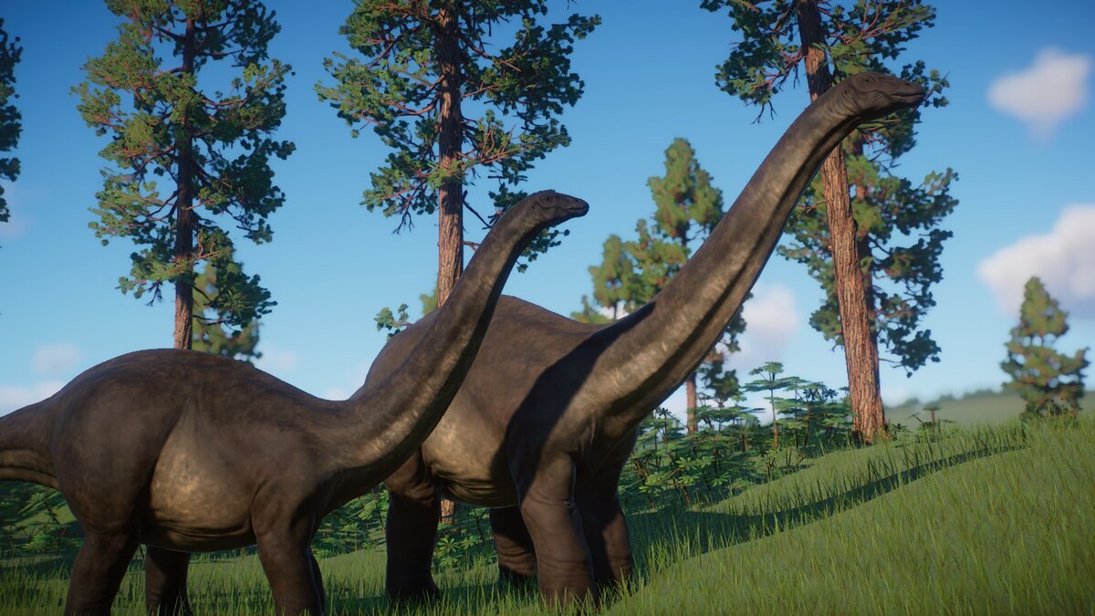 Planet Zoo — Новые виды — апатозавры