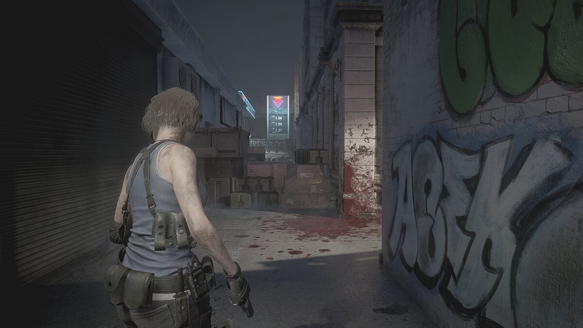 Resident Evil 3 — Удаление крови на экране