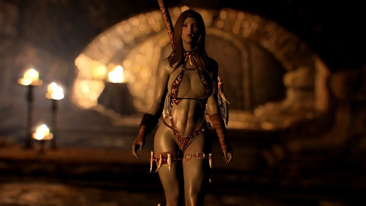 Elder Scrolls 5: Skyrim Special Edition — Зала - компаньон орк