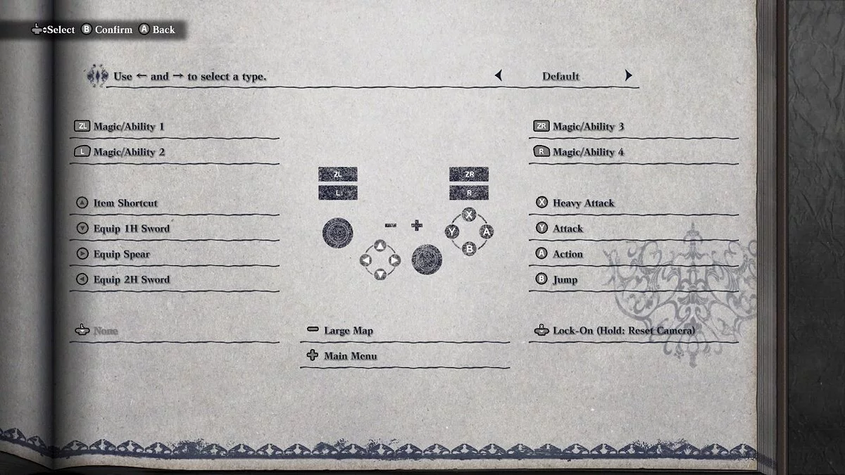 NieR Replicant ver.1.22474487139... — Подсказки с альтернативными кнопками