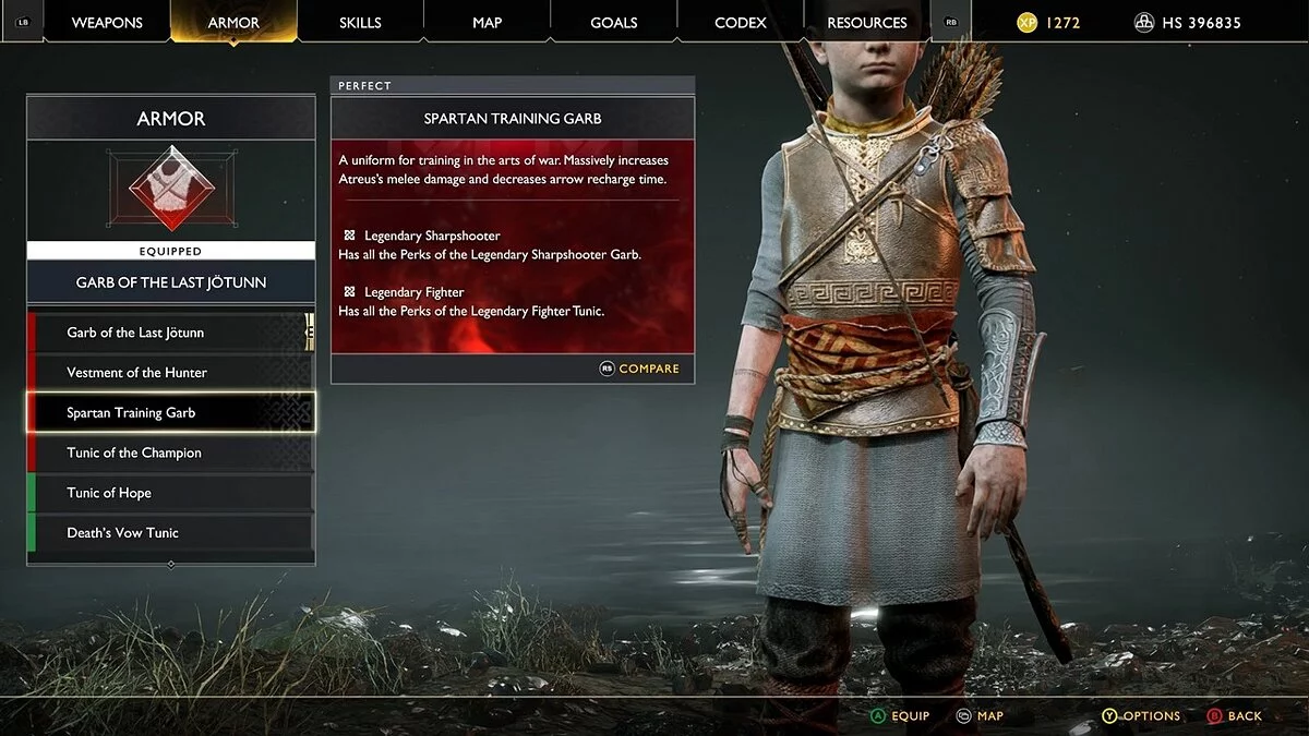 God of War — Перекрашивание доспехов Атрея