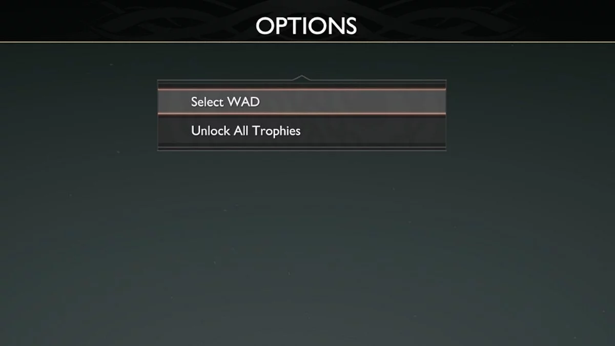 God of War — Меню модов