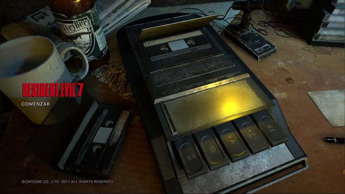 Resident Evil 7 Biohazard — Классический стиль логотипа