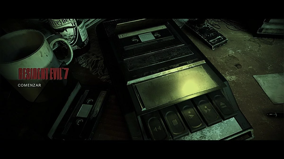 Resident Evil 7 Biohazard — Классический стиль логотипа