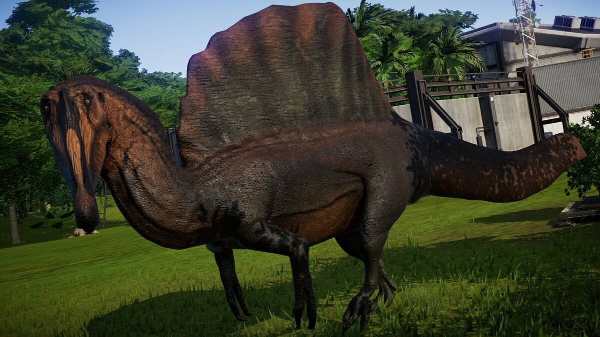 Jurassic World Evolution — Реалистичный спинозавр