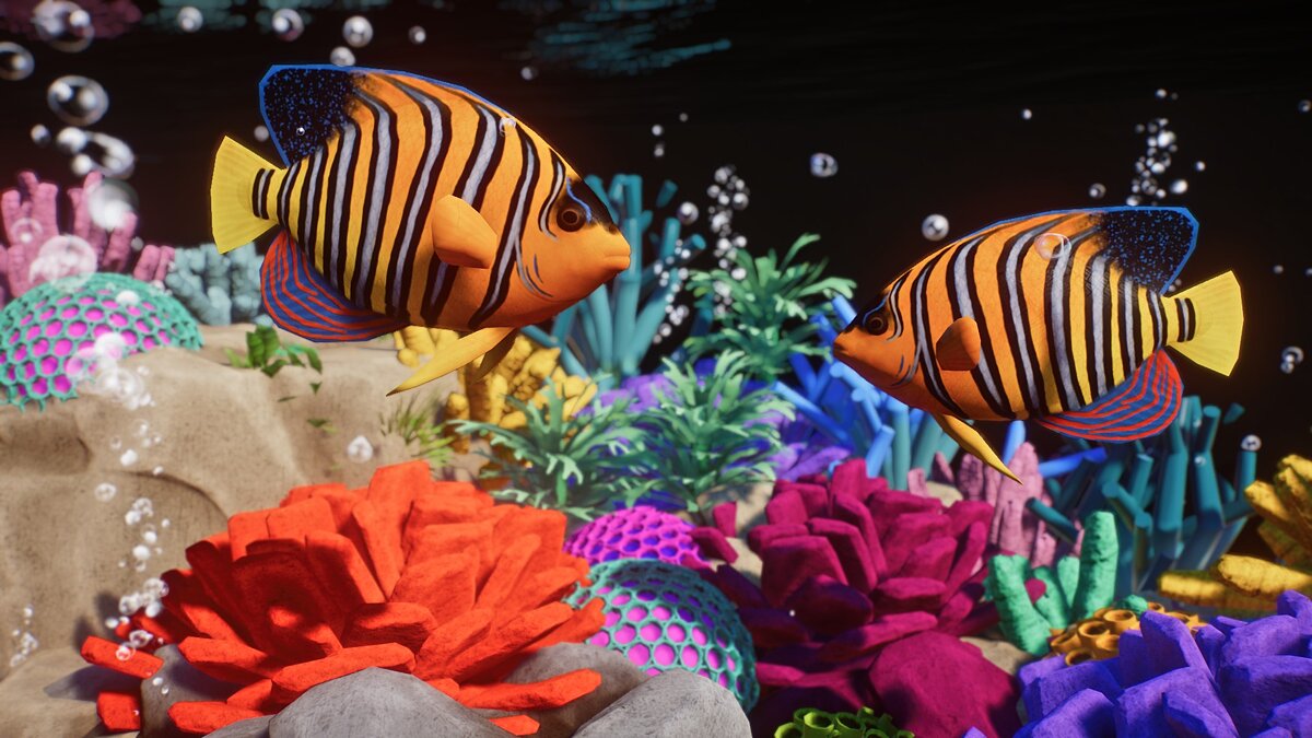 Planet Zoo — Новые виды — королевские рыбы-ангелы