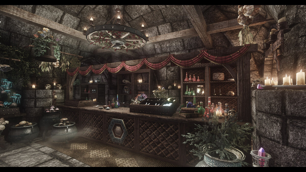 Elder Scrolls 5: Skyrim Special Edition — Улучшенный магазин «Ароматы Анжелины»
