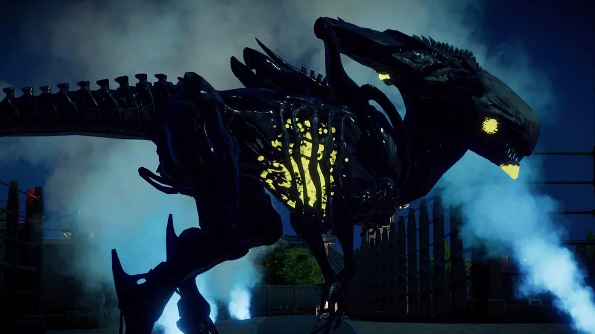 Jurassic World Evolution 2 — Ксеноморф рекс вместо индоминуса