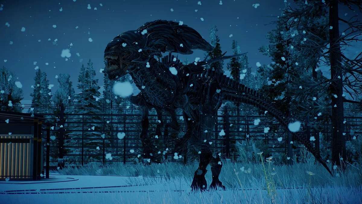 Jurassic World Evolution 2 — Королева чужих - заменитель аллозавра