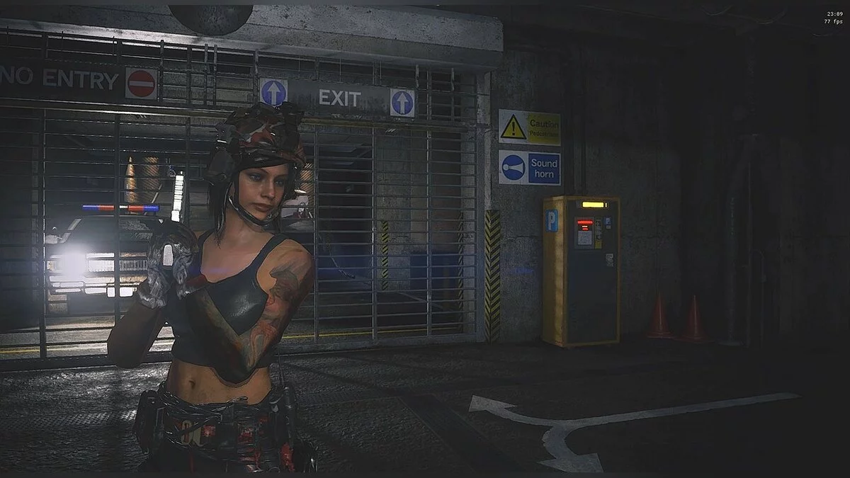 Resident Evil 2 — Клэр в броне Мары из игры Call of Duty: Warzone