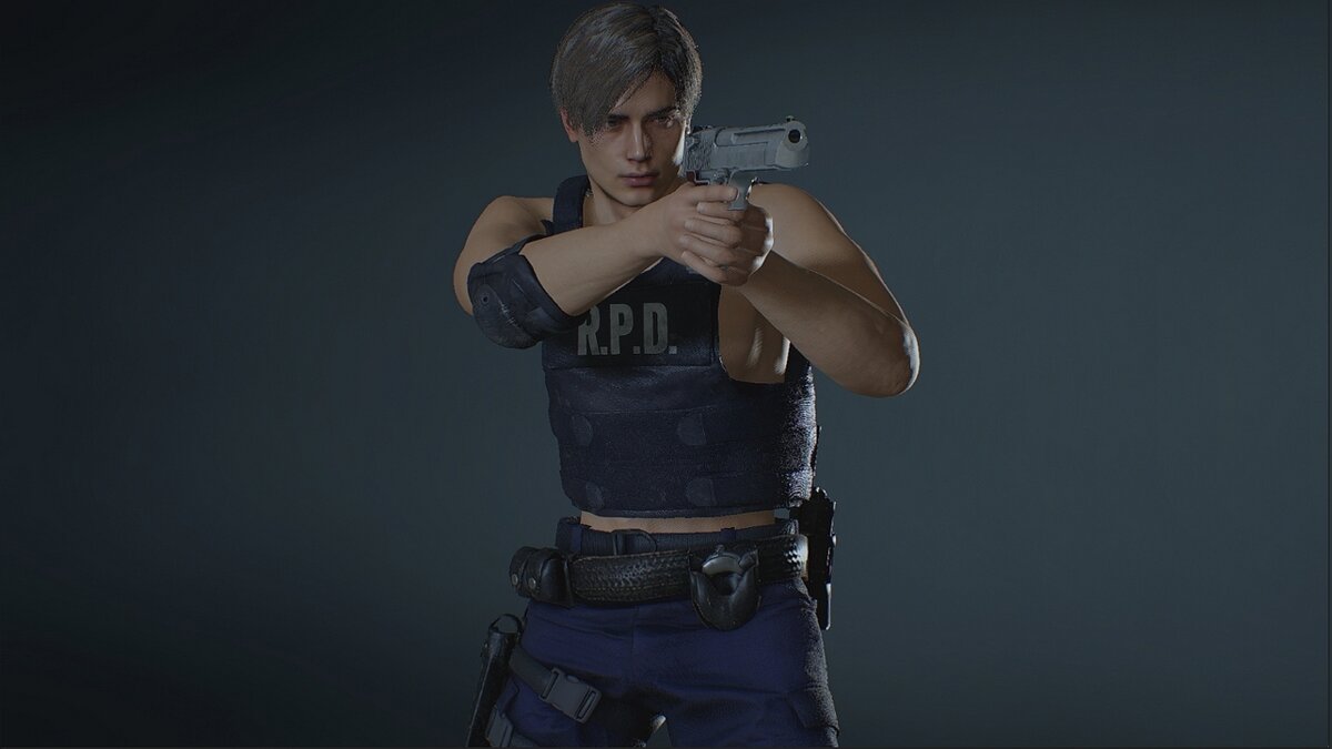 Resident Evil 2 — Костюм полицейского без рубашки под жилетом