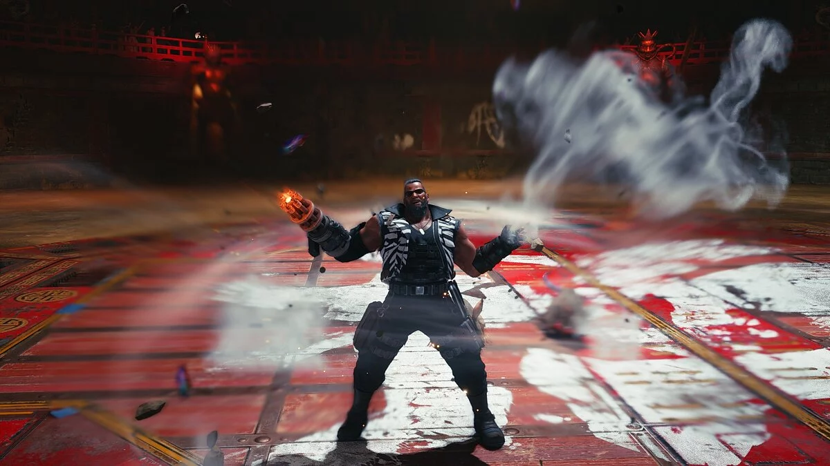 Final Fantasy VII Remake — Куртка зебры и черные штаны для Баррета