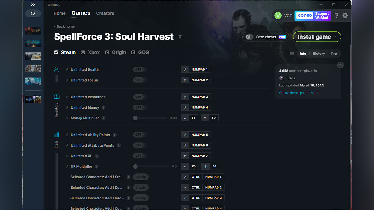 SpellForce 3: Soul Harvest — Трейнер (+15) от 19.03.2022 [WeMod]