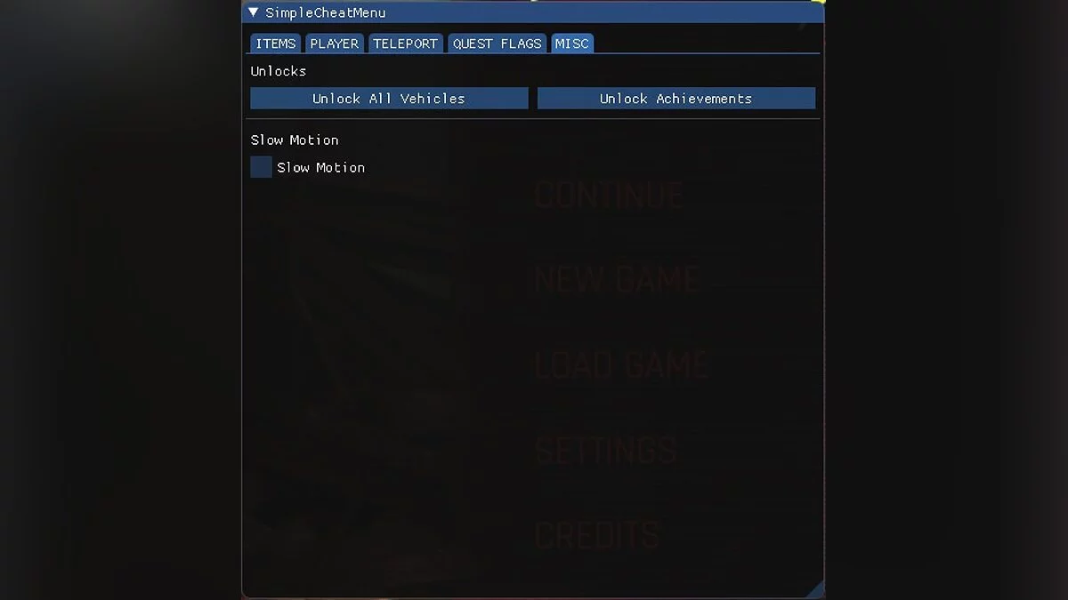 Cyberpunk 2077 — Simple Cheat Menu V44.2
