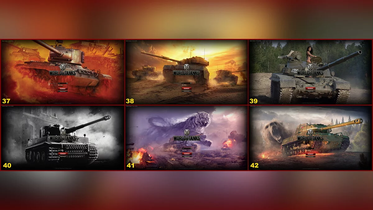 World of Tanks — Фоны авторизации