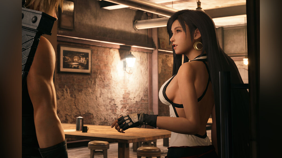 Final Fantasy VII Remake — Черно-белое платье для Тифы
