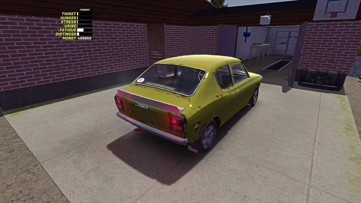 My Summer Car — Сохранение (Ржавая satsuma, 499к марок)