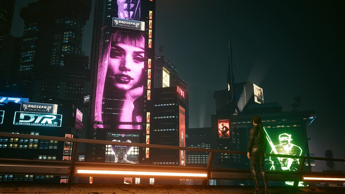 Cyberpunk 2077 — Реклама с Джой