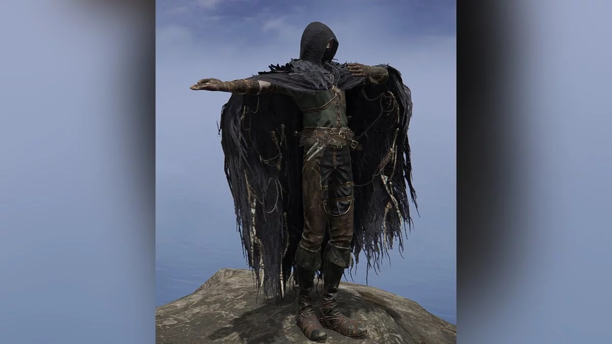 Elden Ring — Кожаная броня вместо  «Черных перьев ящера»