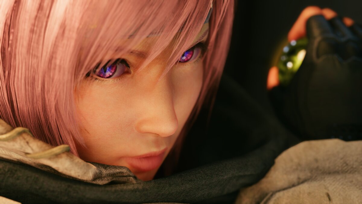 Final Fantasy VII Remake — Юффи - фиолетовые глаза