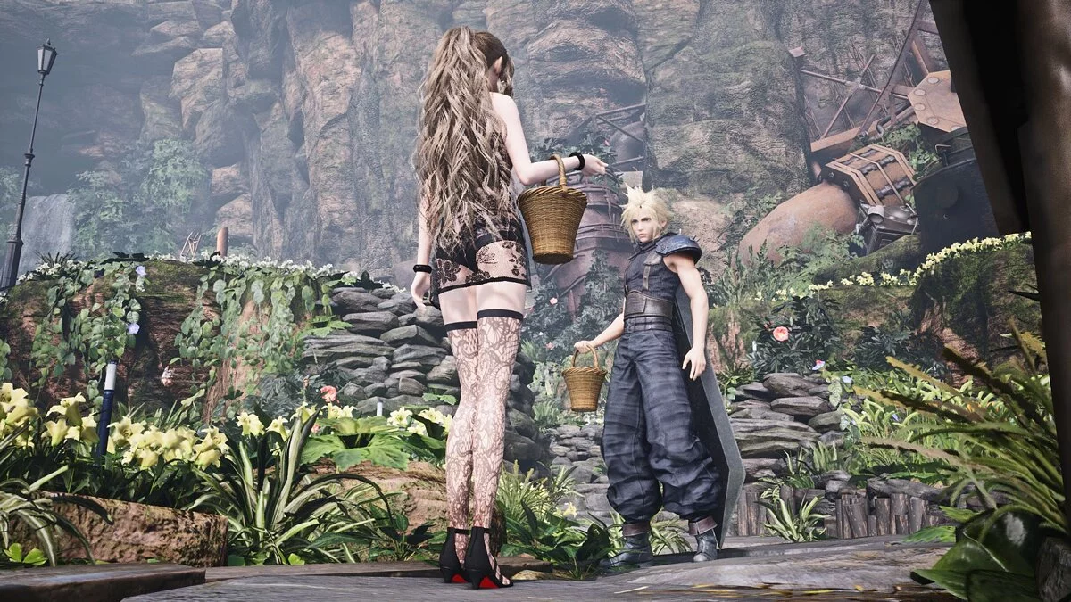 Final Fantasy VII Remake — Айрис в нижнем белье