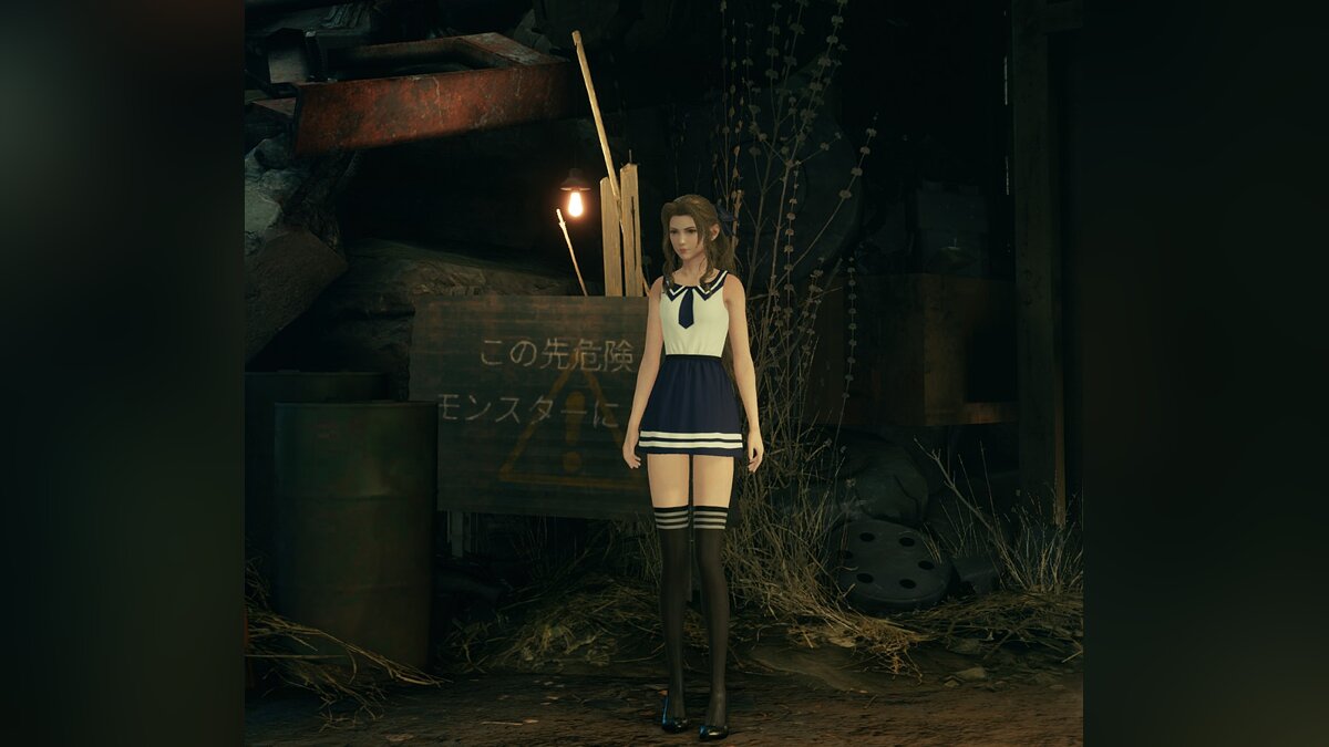 Final Fantasy VII Remake — Наряд японской школьницы Айрис
