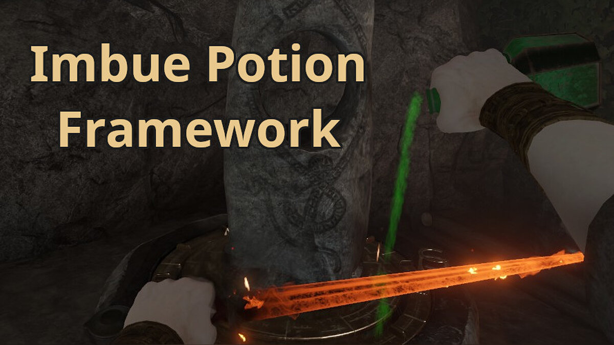 Blade and Sorcery — Imbue Potion Framework - наполнение зелья