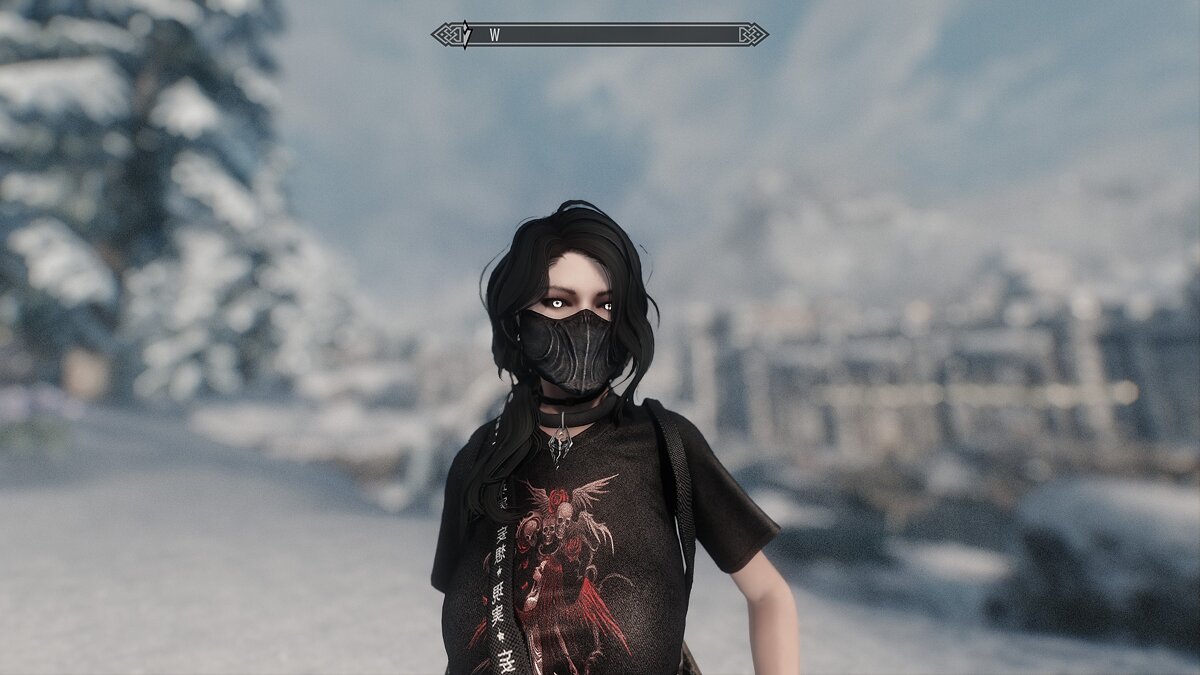 Elder Scrolls 5: Skyrim Special Edition — Соловьиная маска без черных глаз и капюшона