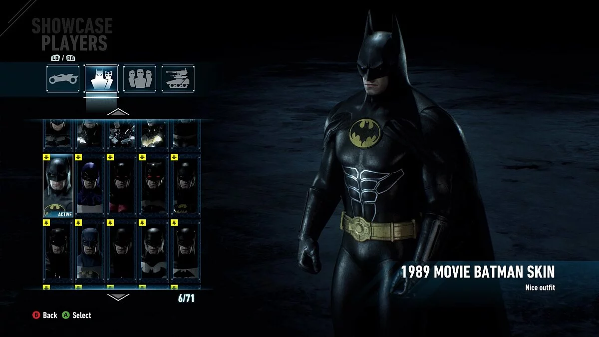 Batman: Arkham Knight — Бэткостюм Бертона