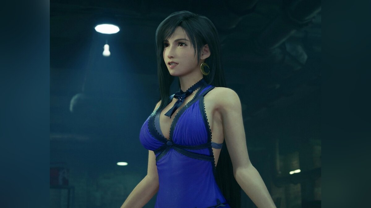 Final Fantasy VII Remake — Фиолетовое платье поверх всех нарядов - Тифа