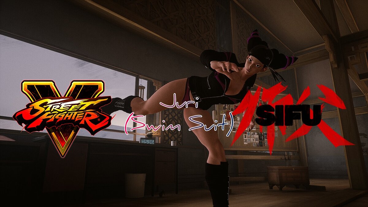 Sifu — Джури в купальнике из игры Street Fighter 5