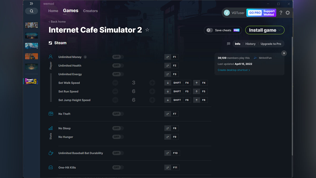 Internet Cafe Simulator 2 — Трейнер (+14) от 15.04.2022 [WeMod]