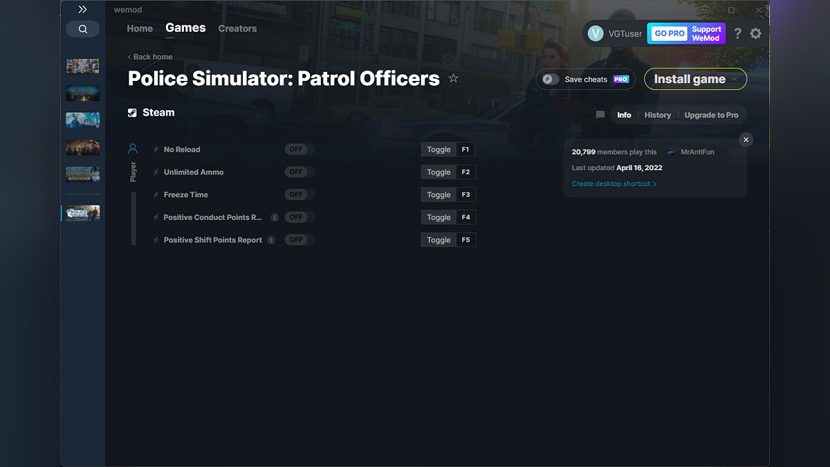 Police Simulator: Patrol Officers — Трейнер (+5) от 16.04.2022 [WeMod]