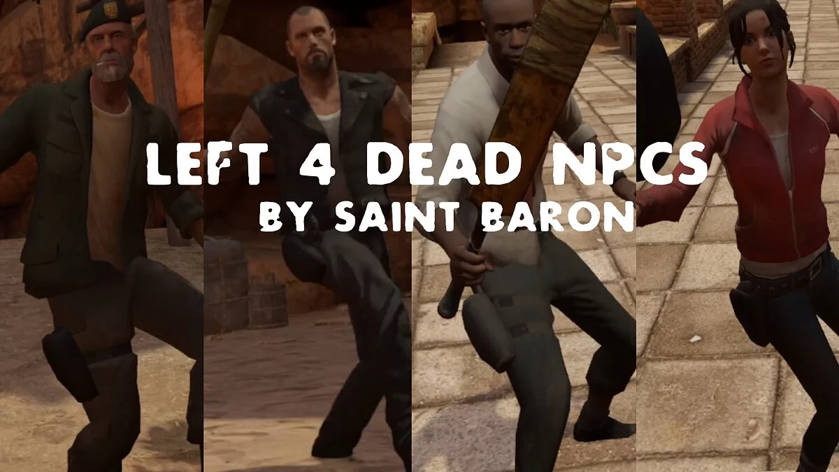 Blade and Sorcery — Персонажи из игры Left 4 Dead