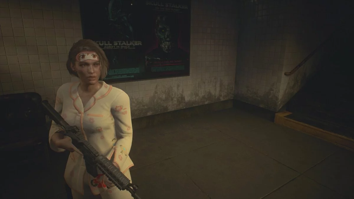 Resident Evil 3 — Джилл в пижаме